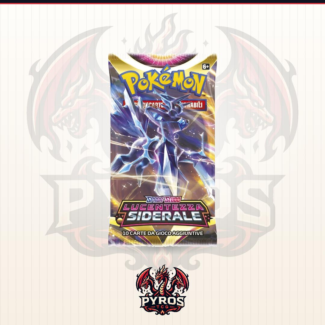 Pokémon Bustina Lucentezza Siderale ITA - GIOCO DI CARTE COLLEZIONABILI SIGILLATE CON ARTWORK CASUALE IN ITALI