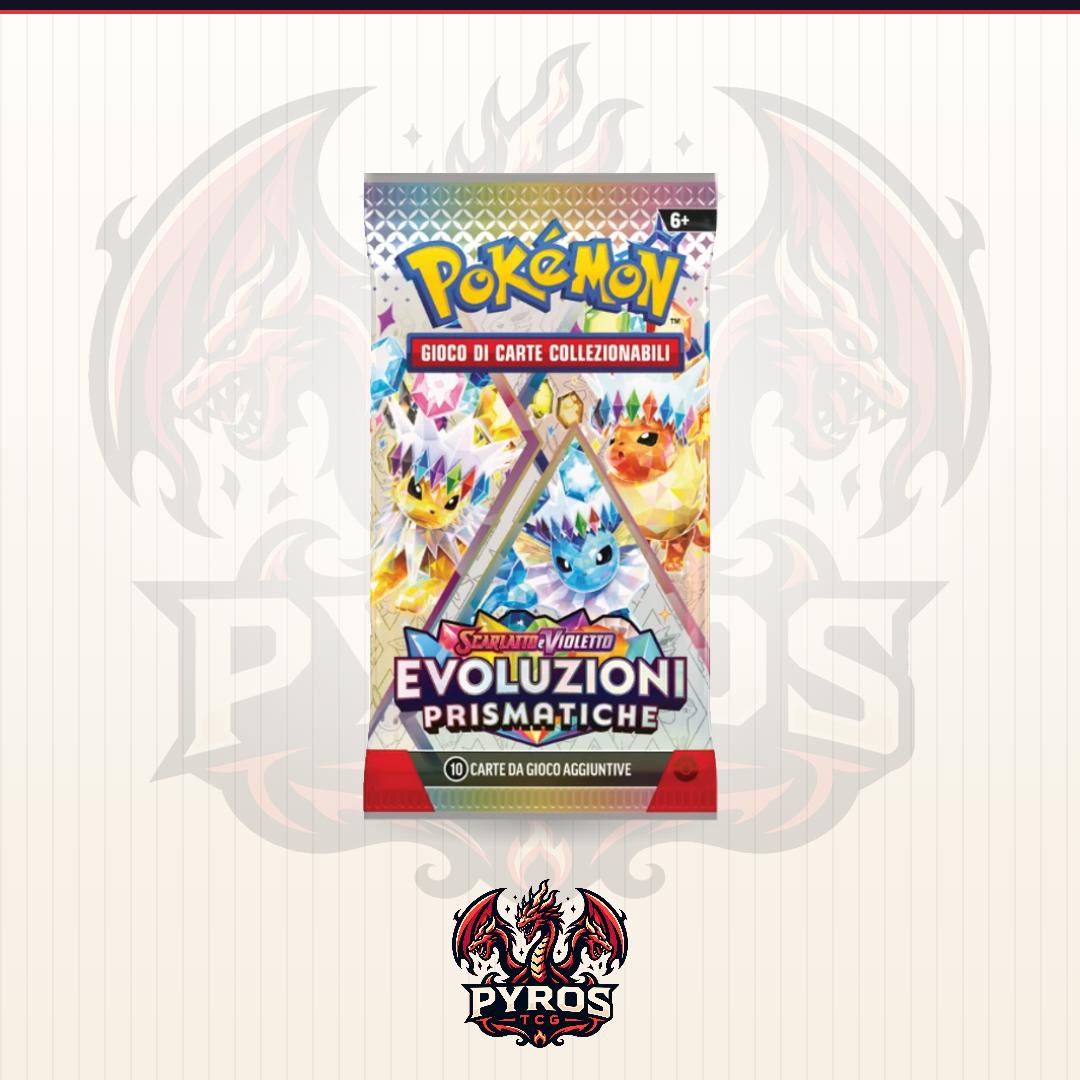 Pokémon Bustina Evoluzioni Prismatiche ITA - GIOCO DI CARTE COLLEZIONABILI SIGILLATE CON ARTWORK CASUALE IN IT