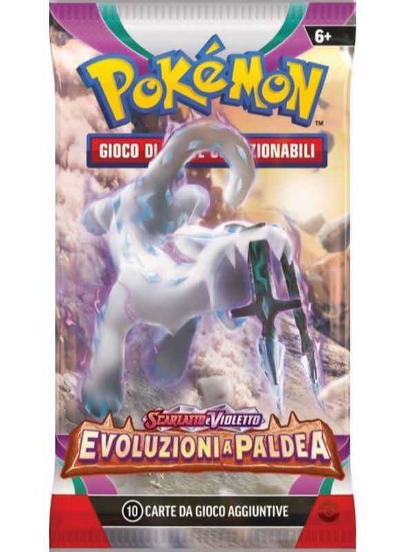 Pokémon x10 Bustine Evoluzioni a paldea ITA - GIOCO DI CARTE COLLEZIONABILI SIGILLATE CON ARTWORK CASUALE IN I