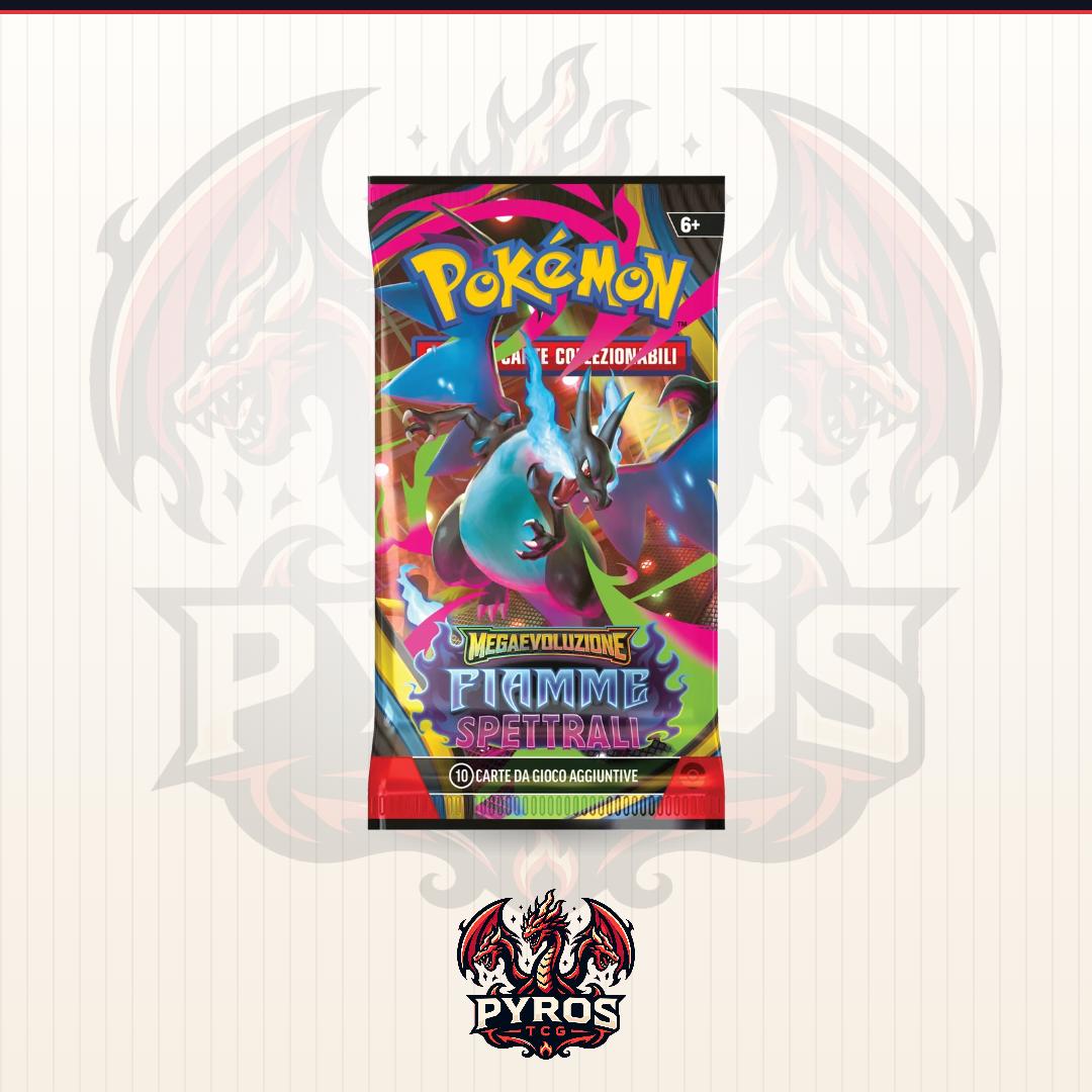 Pokémon Bustina Fiamme Spettrali ITA - GIOCO DI CARTE COLLEZIONABILI SIGILLATE CON ARTWORK CASUALE IN ITALIANO