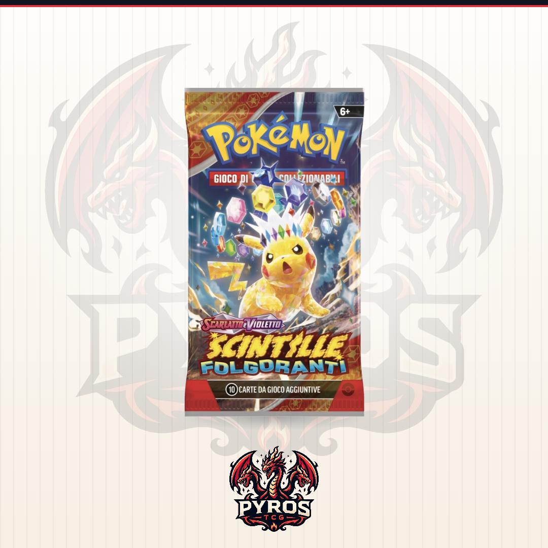 Pokémon Bustina Scintille Folgoranti ITA - GIOCO DI CARTE COLLEZIONABILI SIGILLATE CON ARTWORK CASUALE IN ITAL